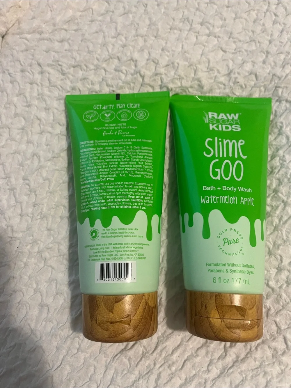 NWT Raw Sugar Kids Slime Goo Body Wash